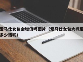 爱马仕女包会增值吗图片（爱马仕女包大概要多少钱呢）