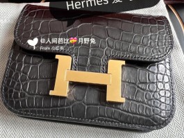 爱马仕康康鳄鱼皮(爱马仕康康鳄鱼皮保值图片)