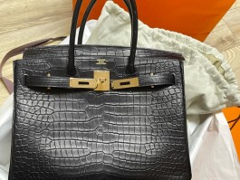 爱马仕bk30鳄鱼皮(爱马仕verrou鳄鱼皮)